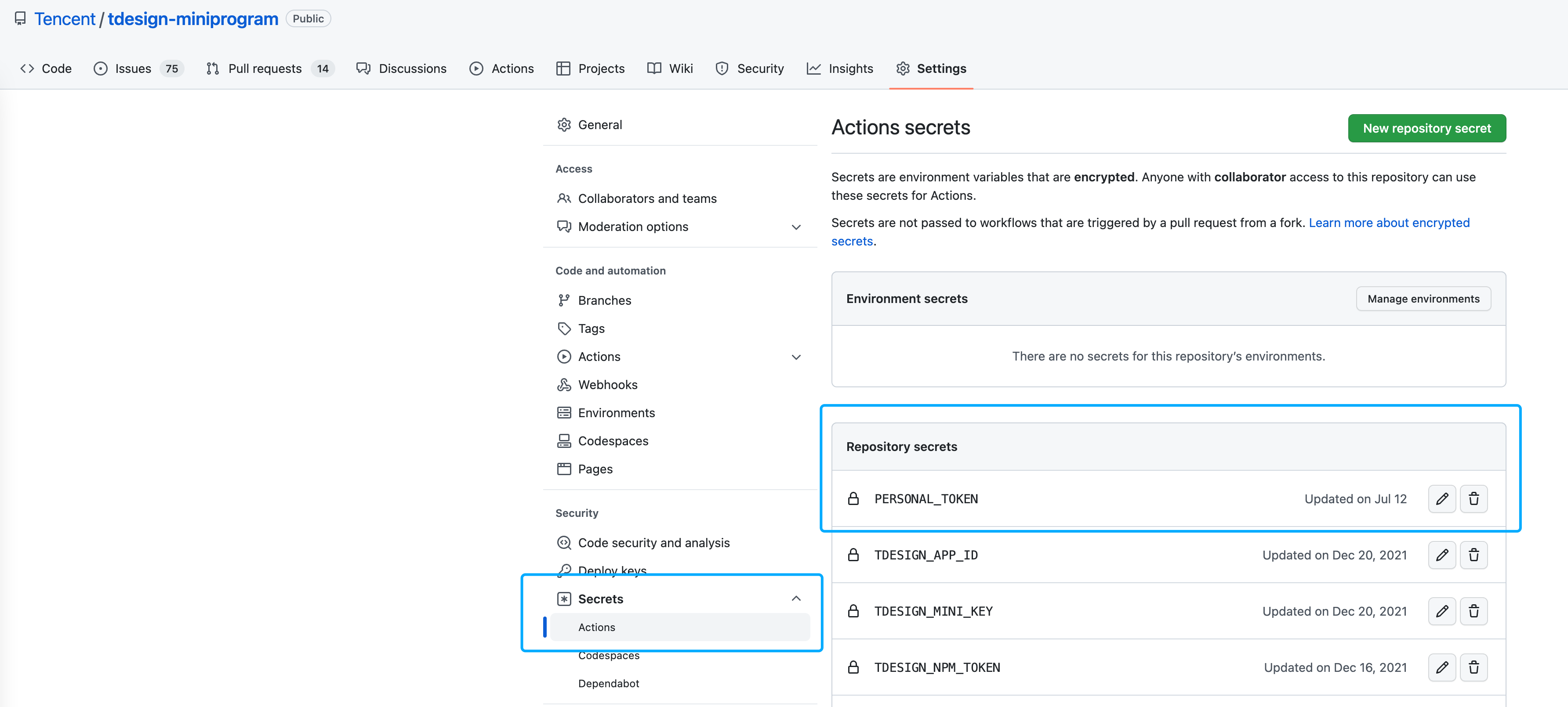 GitHub 密钥路径